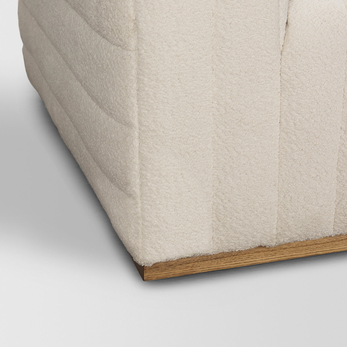Ricciardo Cream Boucle 3-Seater Sofa from Mercana - Luna Furniture