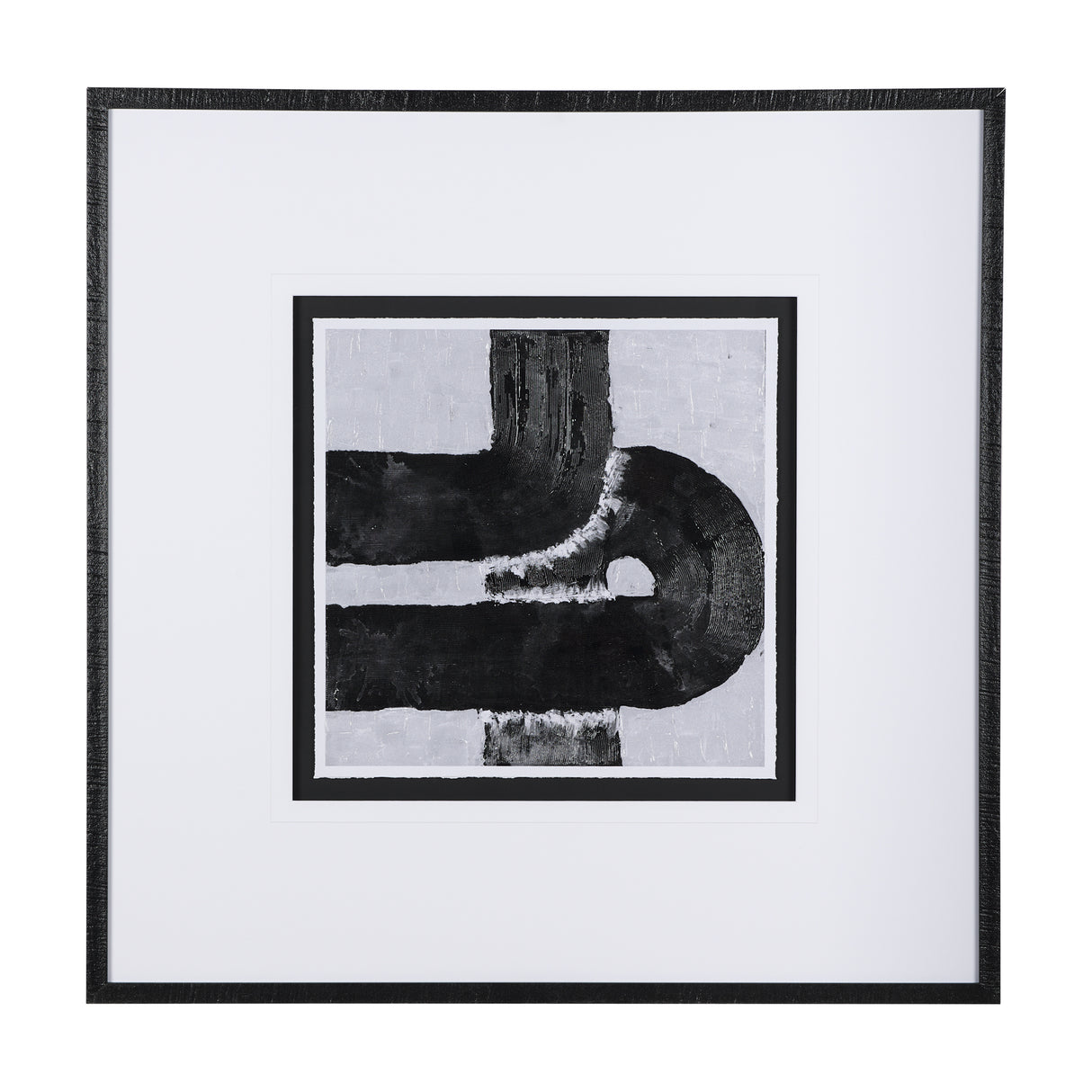 Pipes I by Chase a Hand Embellished Textured Framed Art Print Matted under Glass from Mercana - Luna Furniture