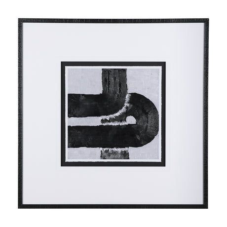 Pipes I by Chase a Hand Embellished Textured Framed Art Print Matted under Glass from Mercana - Luna Furniture