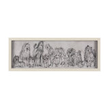 Three Buddies by Mercana Studio a Hand Embellished Textured Framed Art Print Matted under Glass from Mercana - Luna Furniture