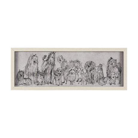 Three Buddies by Mercana Studio a Hand Embellished Textured Framed Art Print Matted under Glass from Mercana - Luna Furniture