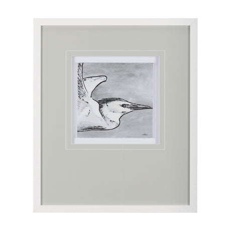 Bird Portrait Sketch III by Mercana Studio Hand Embellished Framed Art Print Matted under Glass from Mercana - Luna Furniture