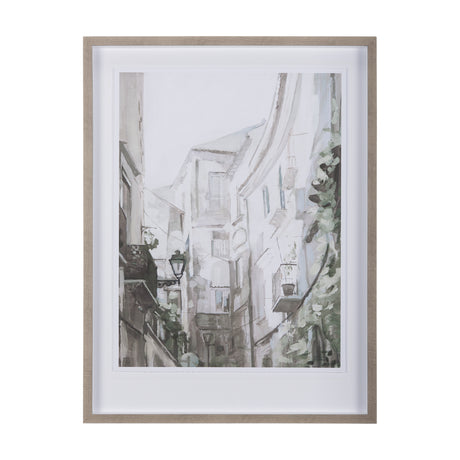 The Old Lodge Lane II by Natalia a Framed Art Print Matted under Glass from Mercana - Luna Furniture