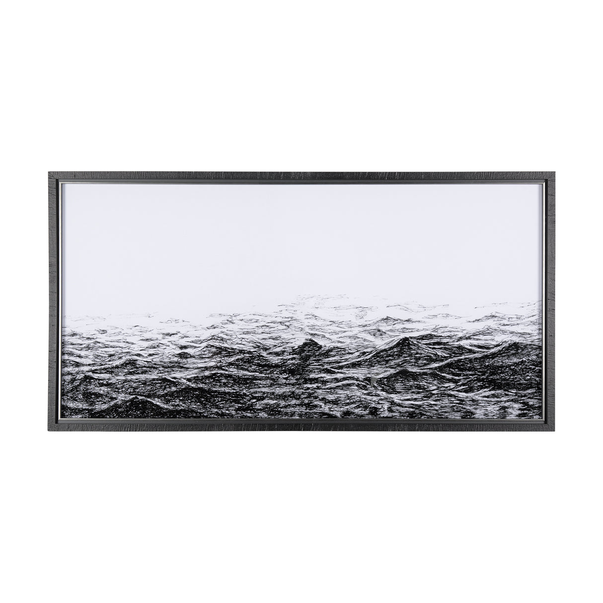 Endless Sea by Mercana Studio a Hand Embellished Textured Framed Art Print Matted under Glass from Mercana - Luna Furniture