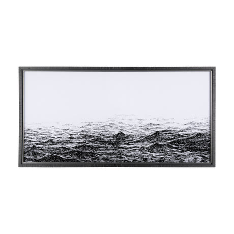 Endless Sea by Mercana Studio a Hand Embellished Textured Framed Art Print Matted under Glass from Mercana - Luna Furniture