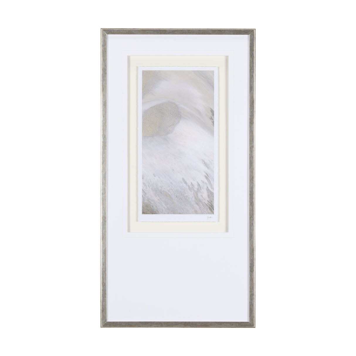 Sandy Waves IV by Mercana Studio a Hand Embellished Textured Framed Art Print Matted under Glass from Mercana - Luna Furniture