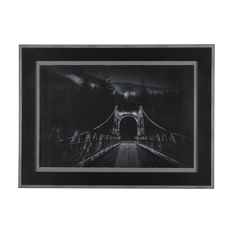 Alexandra Bridge by Chad Mackay a Hand Embellished Textured Framed Photo Art Print Matted under Glas from Mercana - Luna Furniture