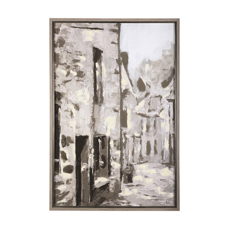 Old Lane I by Mercana Studio a Hand Embellished Textured Framed Art Print from Mercana - Luna Furniture