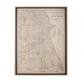 City of Chicago by Mercana Studio a Hand Embellished Textured Framed Art Print from Mercana - Luna Furniture