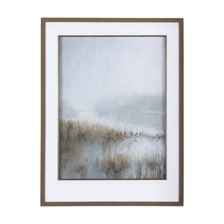 Misty Day I by Mercana Studio a Hand Embellished Textured Framed Art Print Matted under Glass from Mercana - Luna Furniture