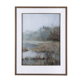 Misty day II by Mercana Studio a Hand Embellished Textured Framed Art Print Matted under Glass from Mercana - Luna Furniture