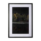 Water's Reflection-R by Chad Mackay a Hand Embellished Textured Framed Art Print Matted under Glass from Mercana - Luna Furniture