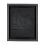 Shadow of the City I by Mercana Studio Hand Embellished Textured Framed Art Print Matted under Glass from Mercana - Luna Furniture
