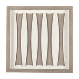 Wood Grain Silhouette III by Studio M a Framed Art Print Matted under Glass from Mercana - Luna Furniture