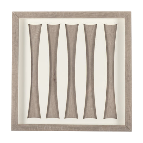 Wood Grain Silhouette III by Studio M a Framed Art Print Matted under Glass from Mercana - Luna Furniture