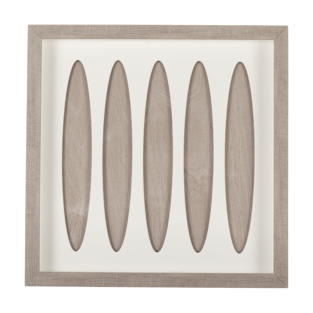 Wood Grain Silhouette IV by Studio M a Framed Art Print Matted under Glass from Mercana - Luna Furniture