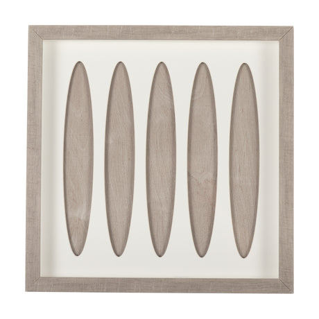 Wood Grain Silhouette IV by Studio M a Framed Art Print Matted under Glass from Mercana - Luna Furniture