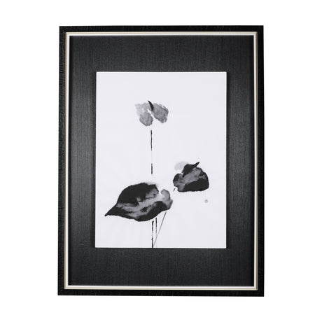 Peace Lily I by Mercana Studio a Hand Embellished Textured Framed Art Print from Mercana - Luna Furniture