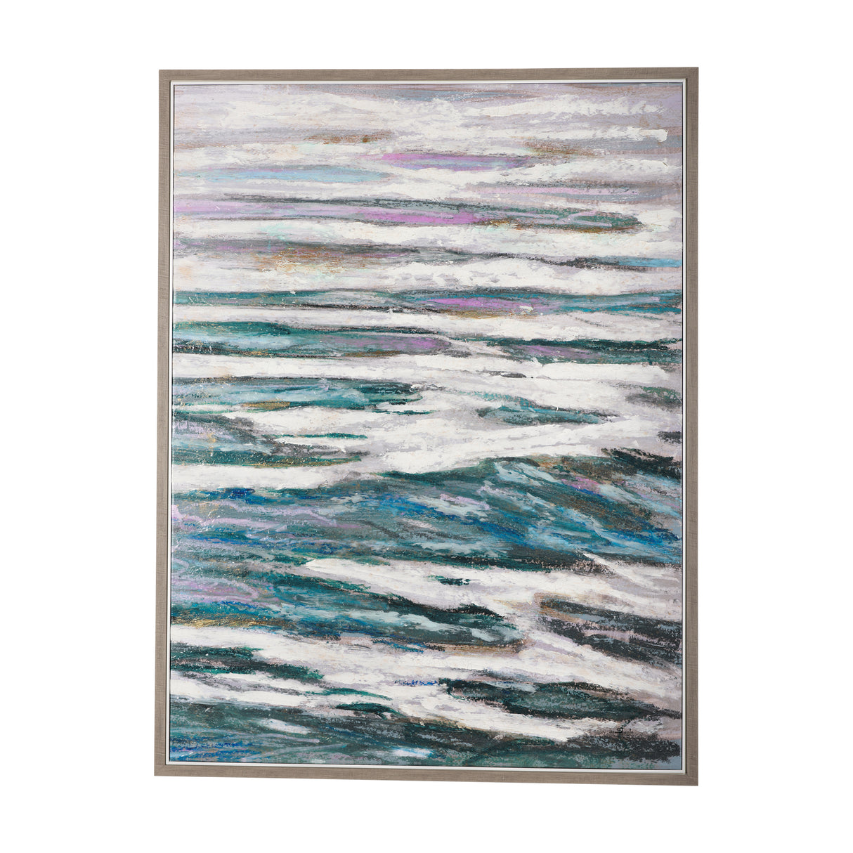 Sunshine Glare on The Waves II by Mercana Studio a Hand Embellished Textured Framed Canvas from Mercana - Luna Furniture