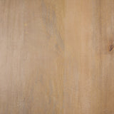 Terra 60L x 60W x 30H Light Brown Wood Round Fluted Dining Table from Mercana - Luna Furniture