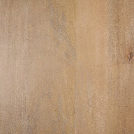 Terra 60L x 60W x 30H Light Brown Wood Round Fluted Dining Table from Mercana - Luna Furniture