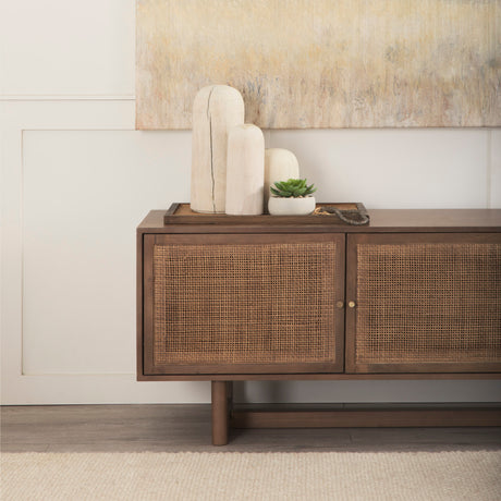 Knox Medium White-Wash Wood Decorative Object from Mercana - Luna Furniture