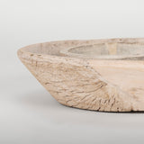 Nikita Set of 2 Large Light-Wash Reclaimed Wood Bowls from Mercana - Luna Furniture