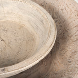 Nikita Set of 2 Large Light-Wash Reclaimed Wood Bowls from Mercana - Luna Furniture