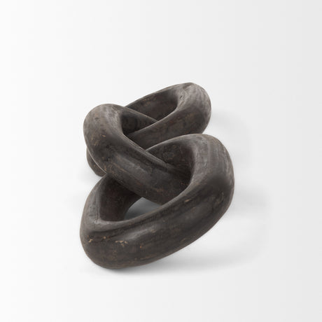Tayla Large Black-Brown Wood Chain Link from Mercana - Luna Furniture