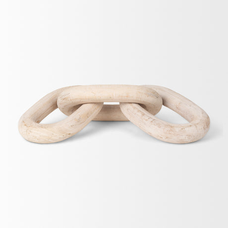 Tayla Large Blonde Wood Chain Link from Mercana - Luna Furniture