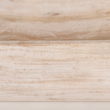 Athena Extra Large Oblong Light-Wash Reclaimed Wood Bowl from Mercana - Luna Furniture