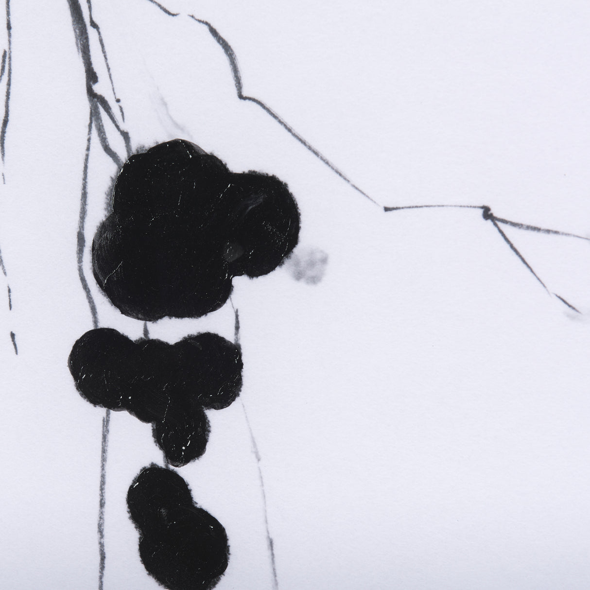 Winterberries I by Mercana Studio a Hand Embellished Textured Framed Art Print Matted under Glass from Mercana - Luna Furniture