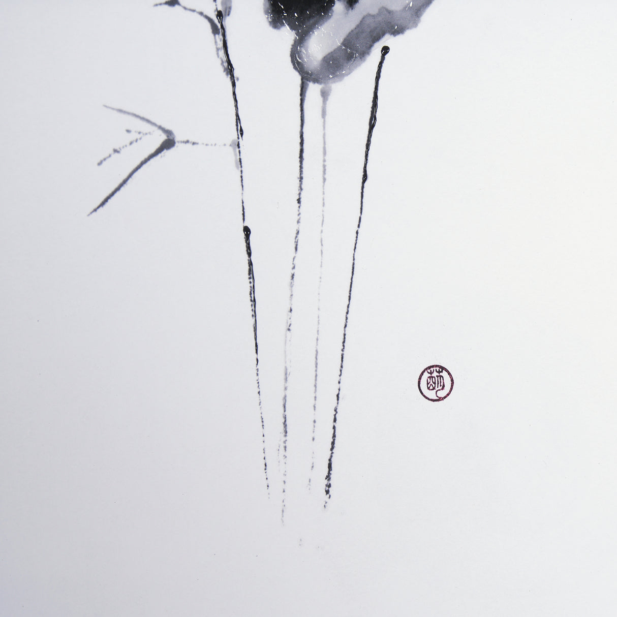 Anthurium I by Mercana Studio a Hand Embellished Textured Framed Art Print Matted under Glass from Mercana - Luna Furniture