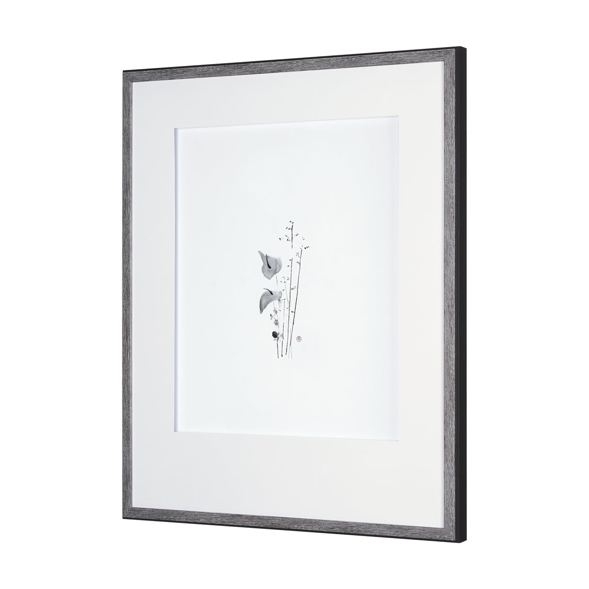 Anthurium II by Mercana Studio a Hand Embellished Textured Framed Art Print Matted under Glass from Mercana - Luna Furniture