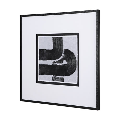 Pipes I by Chase a Hand Embellished Textured Framed Art Print Matted under Glass from Mercana - Luna Furniture