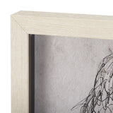 Three Buddies by Mercana Studio a Hand Embellished Textured Framed Art Print Matted under Glass from Mercana - Luna Furniture