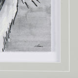 Bird Portrait Sketch II by Mercana Studio Hand Embellished Framed Art Print Matted under Glass from Mercana - Luna Furniture