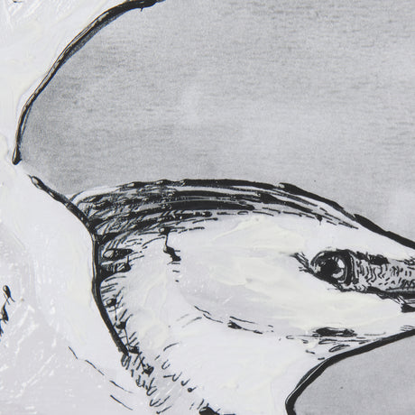 Bird Portrait Sketch III by Mercana Studio Hand Embellished Framed Art Print Matted under Glass from Mercana - Luna Furniture