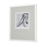 Bird Portrait Sketch IV by Mercana Studio Hand Embellished Framed Art Print Matted under Glass from Mercana - Luna Furniture