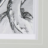 Bird Portrait Sketch IV by Mercana Studio Hand Embellished Framed Art Print Matted under Glass from Mercana - Luna Furniture