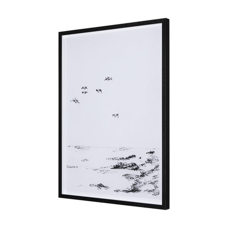Arriving II by Mercana Studio a Hand Embellished Textured Framed Art Print Matted under Glass from Mercana - Luna Furniture