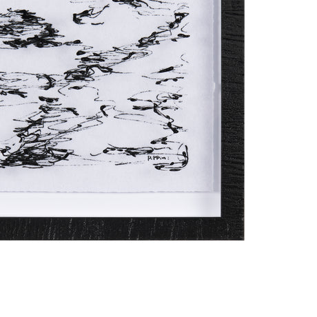 Arriving II by Mercana Studio a Hand Embellished Textured Framed Art Print Matted under Glass from Mercana - Luna Furniture
