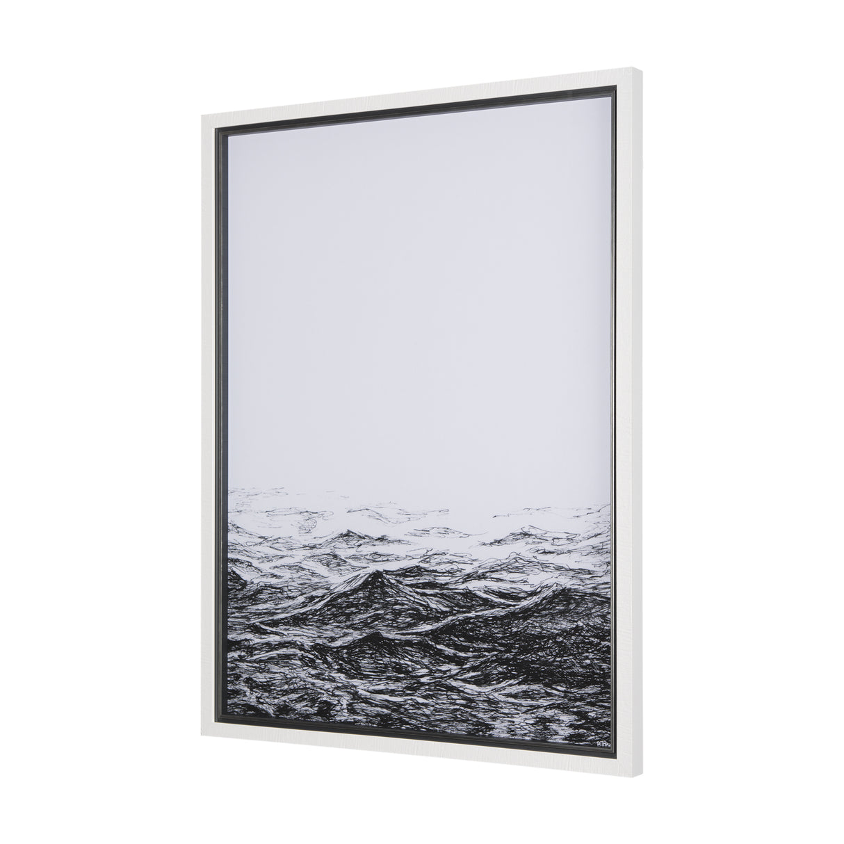 Running on Waves II by Simeng a Framed Art Print Matted under Glass from Mercana - Luna Furniture