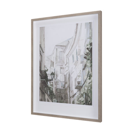 The Old Lodge Lane II by Natalia a Framed Art Print Matted under Glass from Mercana - Luna Furniture