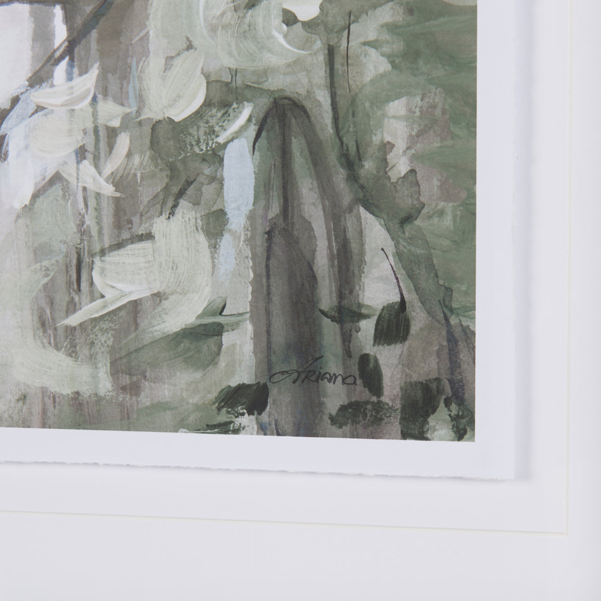 The Old Lodge Lane II by Natalia a Framed Art Print Matted under Glass from Mercana - Luna Furniture