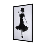 A Dancing Night II by Mercana Studio a Hand Embellished Textured Framed Art Print Matted under Glass from Mercana - Luna Furniture