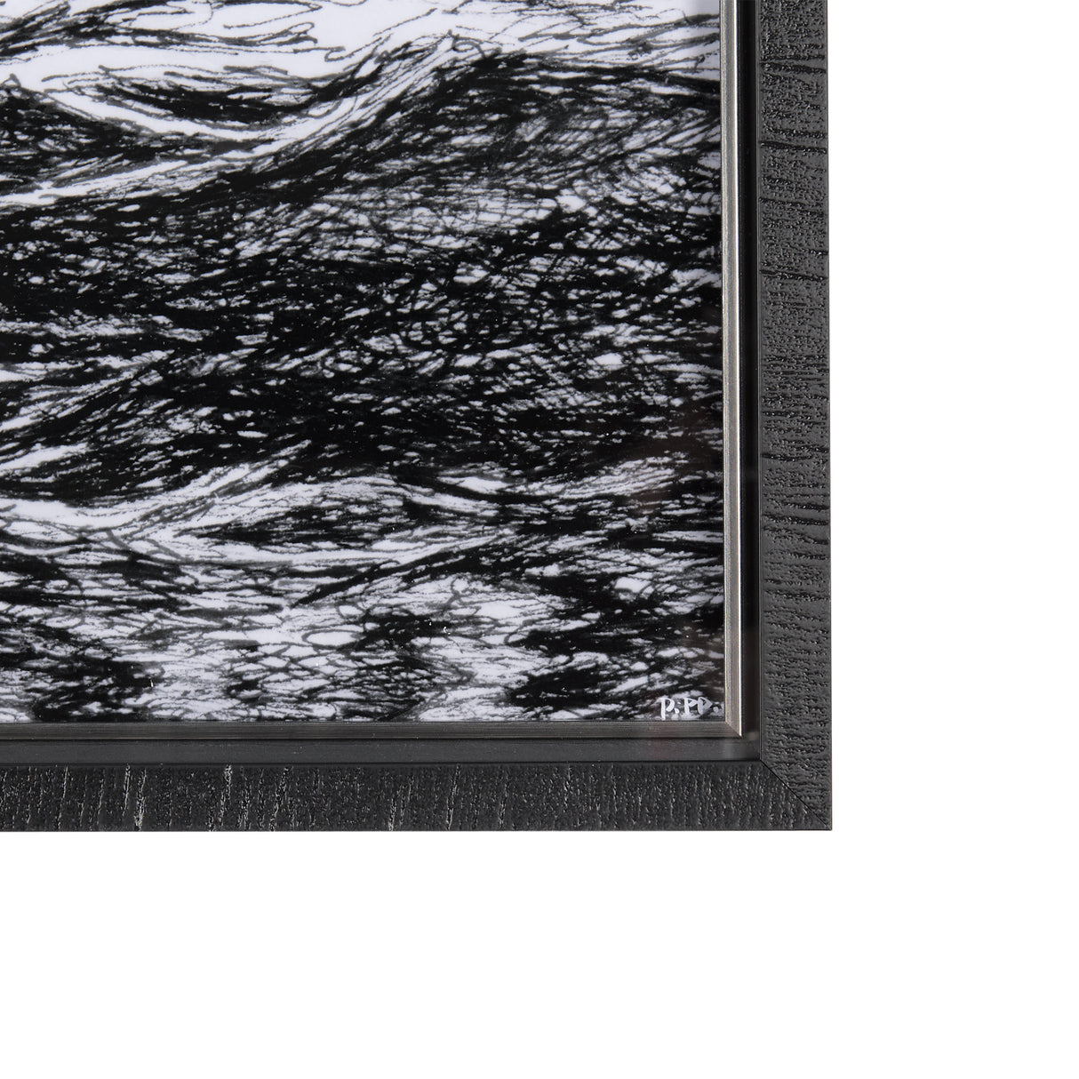 Endless Sea by Mercana Studio a Hand Embellished Textured Framed Art Print Matted under Glass from Mercana - Luna Furniture