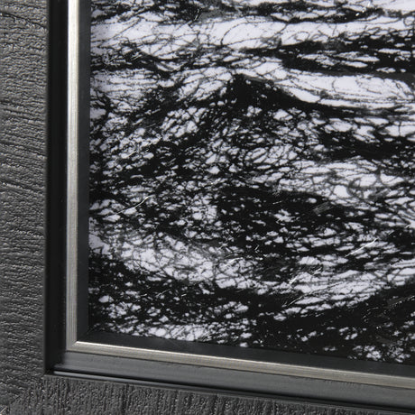 Endless Sea by Mercana Studio a Hand Embellished Textured Framed Art Print Matted under Glass from Mercana - Luna Furniture