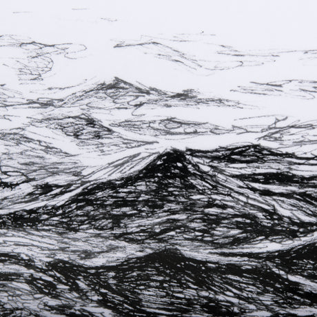 Endless Sea by Mercana Studio a Hand Embellished Textured Framed Art Print Matted under Glass from Mercana - Luna Furniture