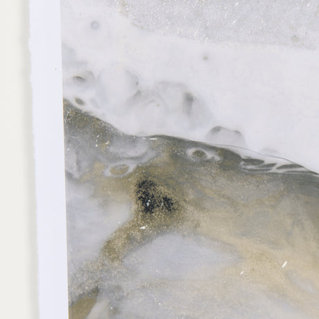 Sandy Waves I by Mercana Studio a Hand Embellished Textured Framed Art Print Matted under Glass from Mercana - Luna Furniture